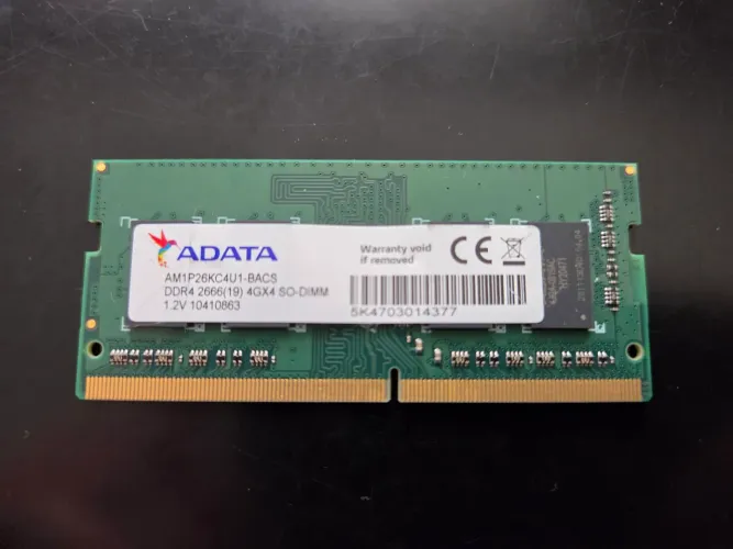 Memória Notebook DDR4 4GB 2666 Mhz Adata