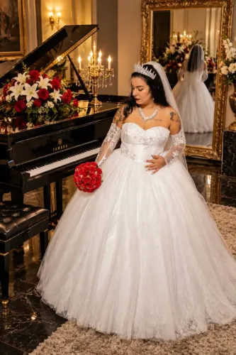Vestido de noiva usado única vez