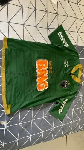 Camisa Atlético Mineiro Goleiro 2010 Topper - Original Verde e Branco BMG MRV N.1