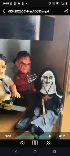 Figuras de filmes clássicos de terror