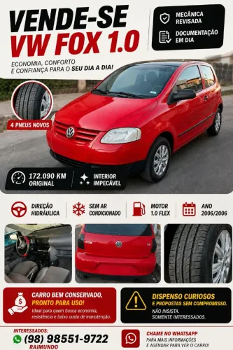 Volkswagen Fox City 1.0mi/ 1.0mi Total Flex 8V 3P 2006