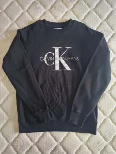 Blusa Moletom Calvin Klein - Preto Tamanho M