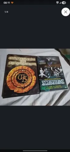 DVD SCORPIONS LIVE AT WACKEN OPEN AIR 2006 E WHITESNAKE LIVE IN THE STILL OF THE NIGHT.