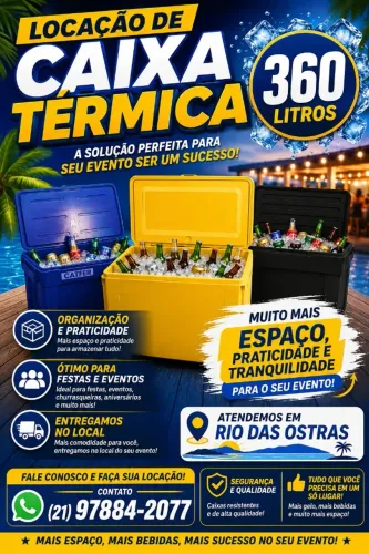 LOCAÇÃO DE CAIXA TERMICA 360