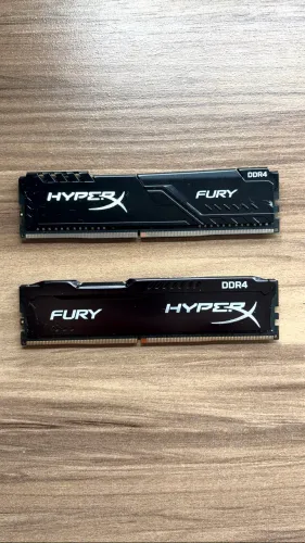 Memória Ram Hyperx Fury 12gb (1x8gb ram, 1x4gb ram) Ddr4 2666mhz?