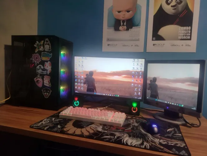 COMPUTADOR GAMER RTX 3050 6GB RYZEN 5 34000G 16GB RAM