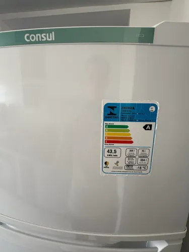Geladeira Consul Cycle Defrost Duplex CRD37MB Branca