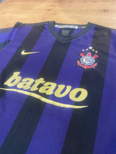 Camisa Corinthians original 2009 uniforme III Juvenil
