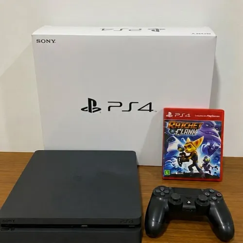 PS4 SLIM 1 TB COM JOGOS