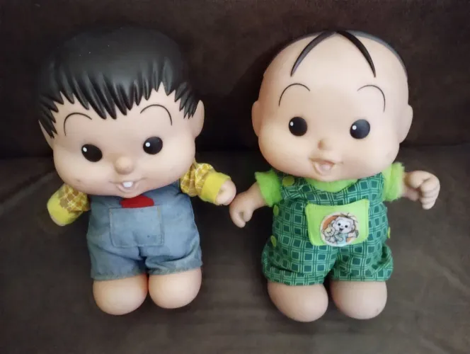 Bonecos Turma da Mônica.