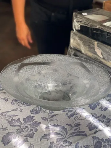Peças em vidro para decorar a mesa