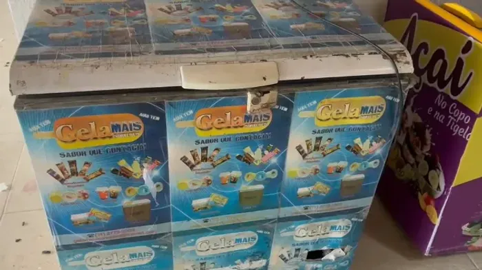 Freezer Gela Pequeno Compacto Horizontal Congelador