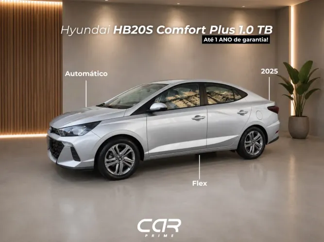 Hyundai HB20S Comfort Plus 1.0 TB Flex 12V AUT 2025