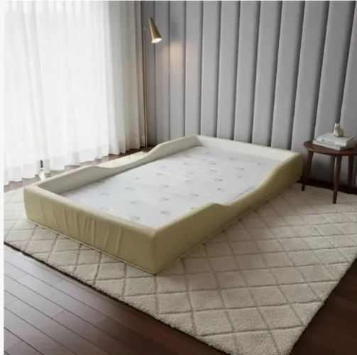 Cama Montessoriana com Colchão Infantil Proteção Lateral