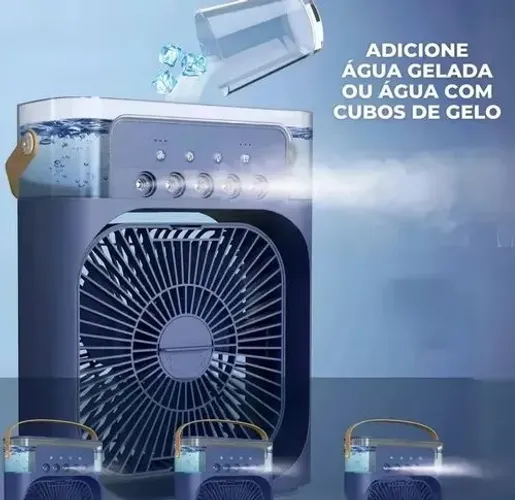 Ventilador de mesa - funciona como umidificador de ar até 600ML - entrega grátis
