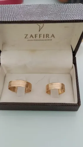 Aliança ouro 18k 5,8g
