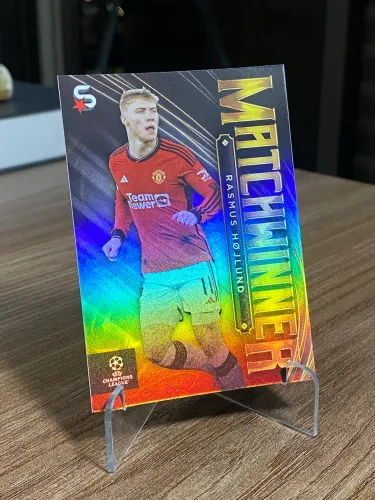 Card Rasmus Højlund - Matchwinner MW-22 - Topps Superstars 23-24