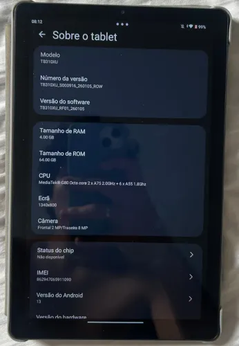 ? Tablet Lenovo Tab M9 64GB + Capa + Caixa + Carregador | Muito Conservado