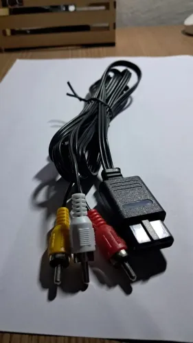 Cabo Áudio e Vídeo para Super Nintendo e Mega Drive