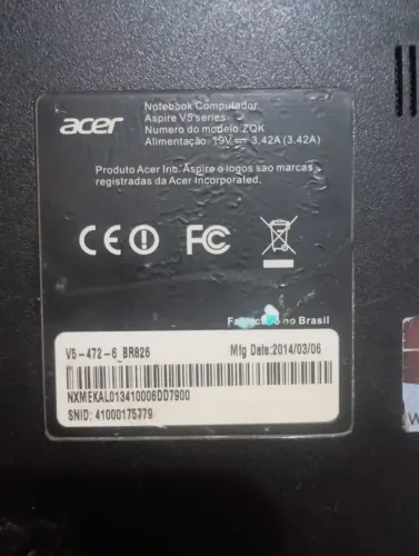 Notebook Acer v5