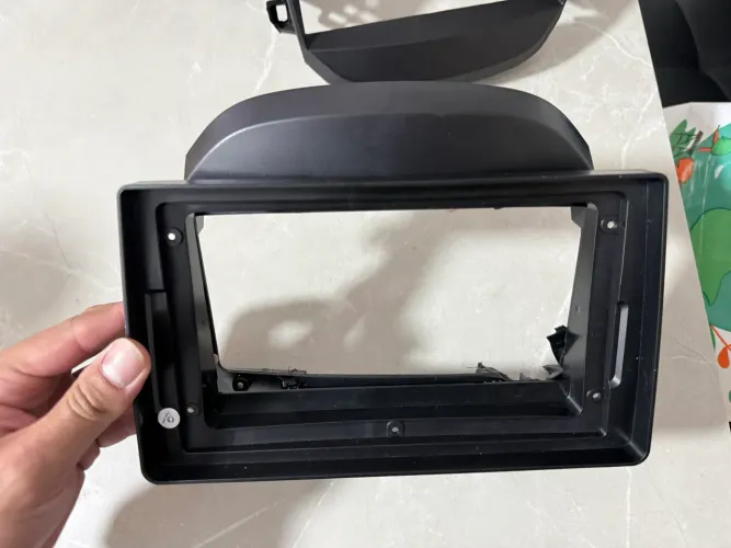 Moldura De Painel 9' Hb20 2012 À 2019 Preto