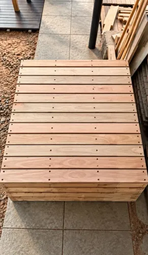 DECK DE MADEIRA 1x1m