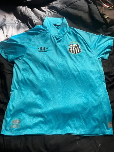 Camisa Santos Azul Neymar