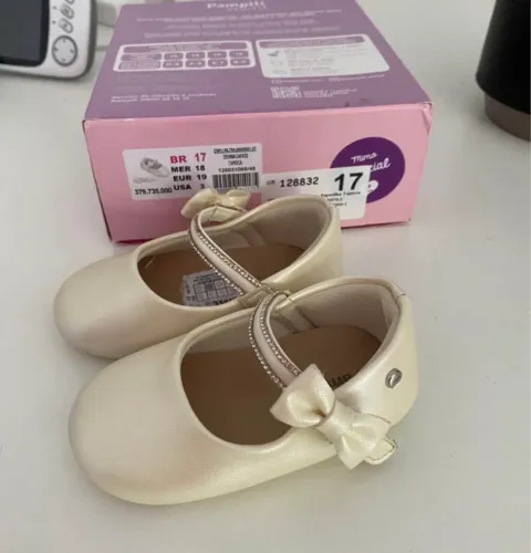 Sapatilha pampili bebê menina - N?17