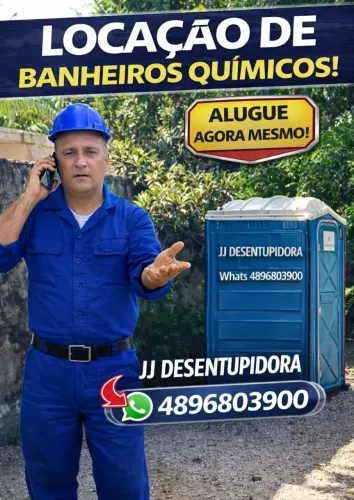 Locação de Banheiros Quimicos para Eventos e Obras!