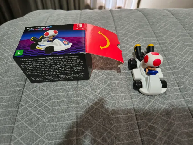 Brinquedo Toad Mario Kart 8 McDonald's impecável 