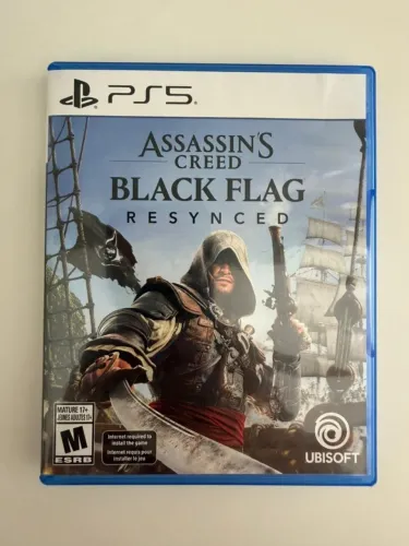 Jogo Assassin's Creed Black Flag Resynced PS5 - Em perfeito estado, código não usado