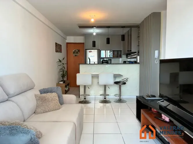 (ELC) Andar alto | Vista mar | Vídeo interno da unidade | 2 quartos | Piedade