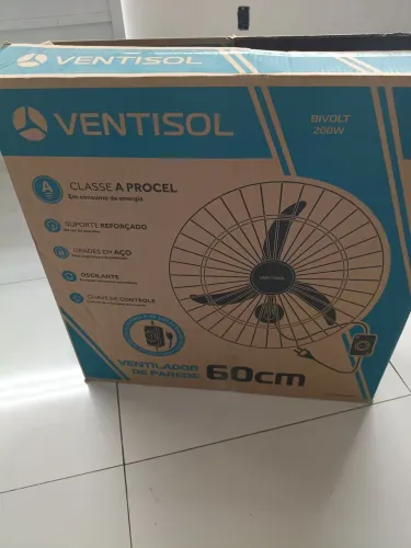 Ventilador 60cm 200w parede