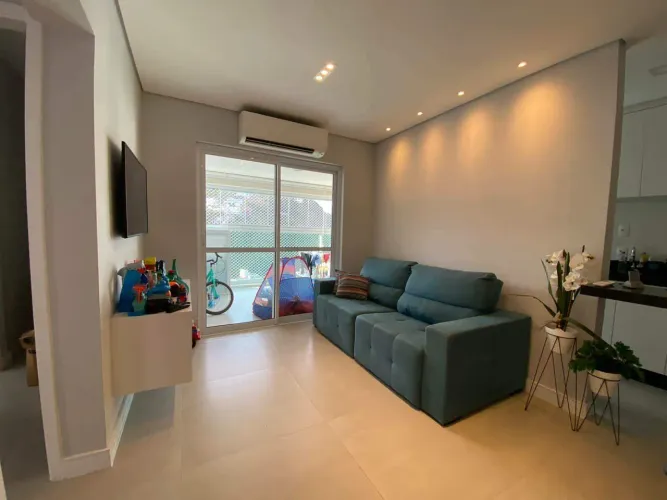 Apartamento com Varanda Gourmet e Lazer Completo na Quadra da Praia ? José Menino, Santos