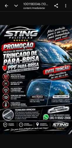 Película PPF /pára-brisa.