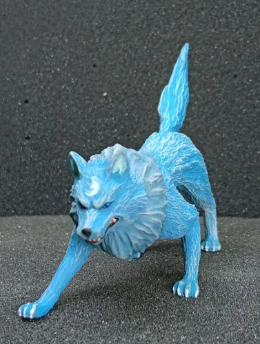 Figure Lobo Fenrir/Ginge Alioth para Cloth myth EX estilo bandai miniatura