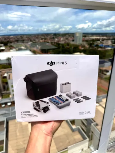 DRONE DJI MINI 3 - NOVO - LACRADO - COMBO FLY MORE