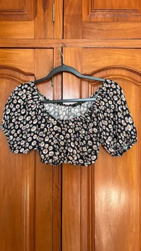 blusa cea ciganinha florida p