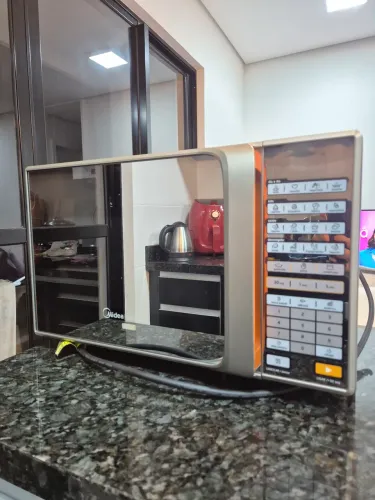 Micro-ondas Midea Liva MTAEG41 30L Grill 127V - Funcionando
