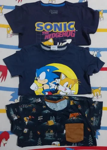 Camisa infantil kit 3