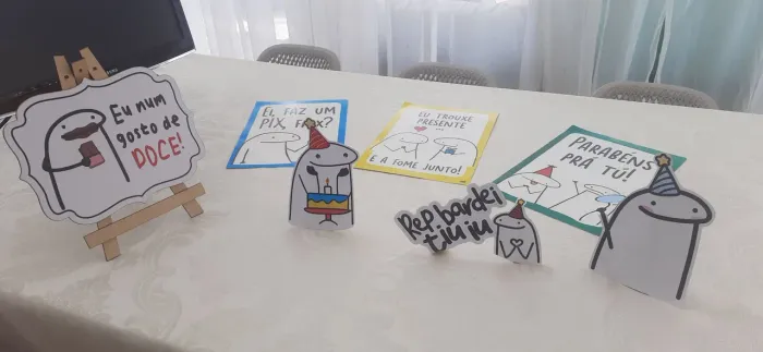 Decoração simples Florkinho