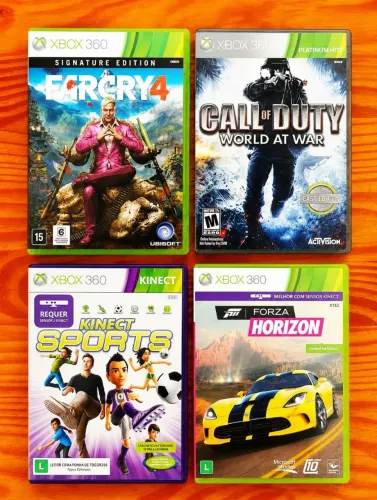 Xbox 360 Jogos - Forza Horizon, COD, Far cry 4