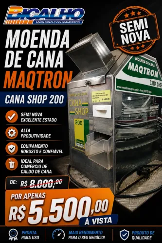 Moenda de cana 200 litros