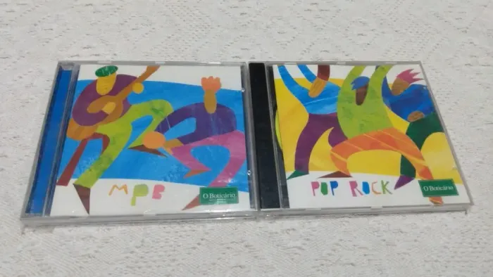 Cd promocional O Boticário lote 2 cds MPB e Pop Rock