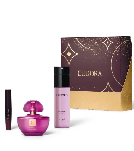 Kit Presente Eudora Roxo Lovers (3 itens)