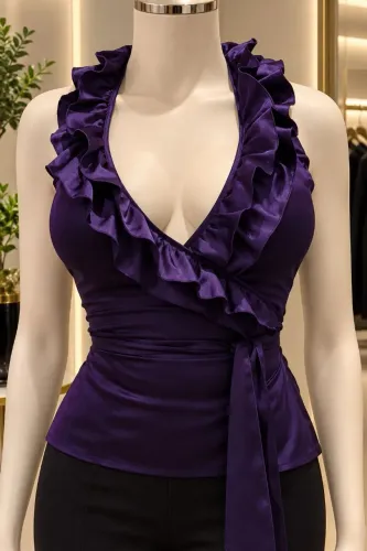 Blusa de festa cetim