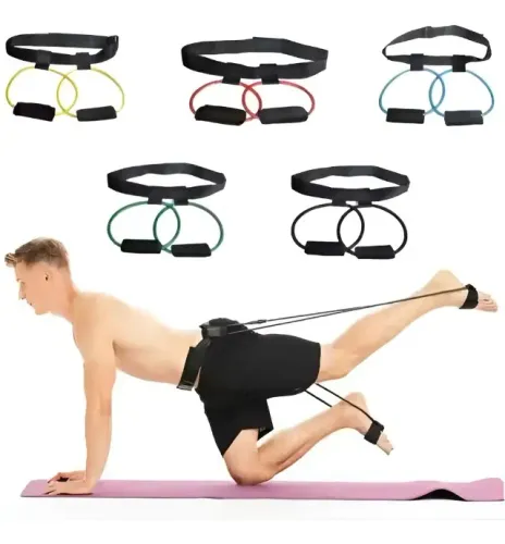 Cinto Elástico Booty Belt Resistance Tensão Pesada Exercício