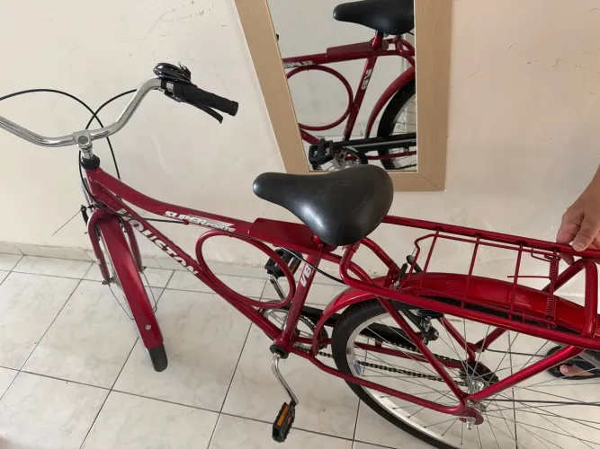 Bicicleta Vermelha aro 26 Houston Nova