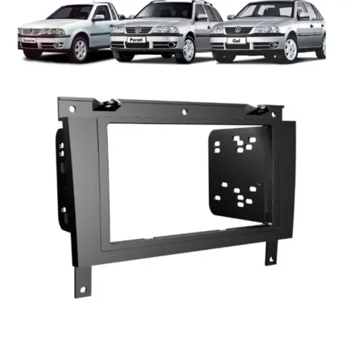 Moldura de Multimídia 2Din Som 7'' Polegadas para o Volkswagen Gol Parati Saveiro G3 