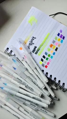 Kit de 30 canetas brush Ginza da Newpen